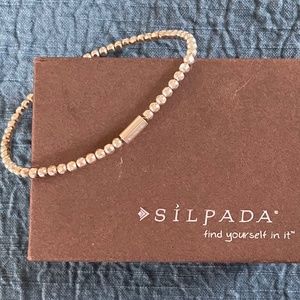 Silpada Sterling Silver Stretch Bracelet